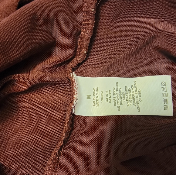 Dynamite purplish maroon long sleeve top - Picture 5 of 5